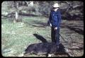 Thumbnail image of item number 1 in: '[Tom Blanton with Shotgun Standing over a Dead Hog]'.