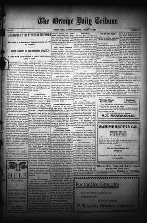 Primary view of object titled 'The Orange Daily Tribune. (Orange, Tex.), Vol. 5, No. 361, Ed. 1 Saturday, January 20, 1906'.