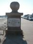 Primary view of Seawall marker, Galveston
