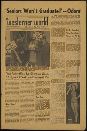 Primary view of object titled 'The Westerner World (Lubbock, Tex.), Vol. [25], Ed. 1 Wednesday, April 1, 1959'.