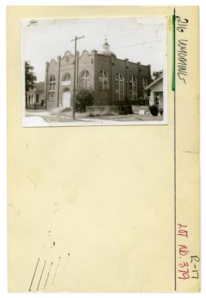 Primary view of object titled '216 Wyoming Lot No. 379-church'.