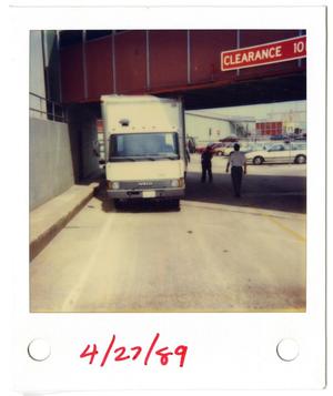 Primary view of object titled '[Dallas Love Field Airport: Parked Truck]'.