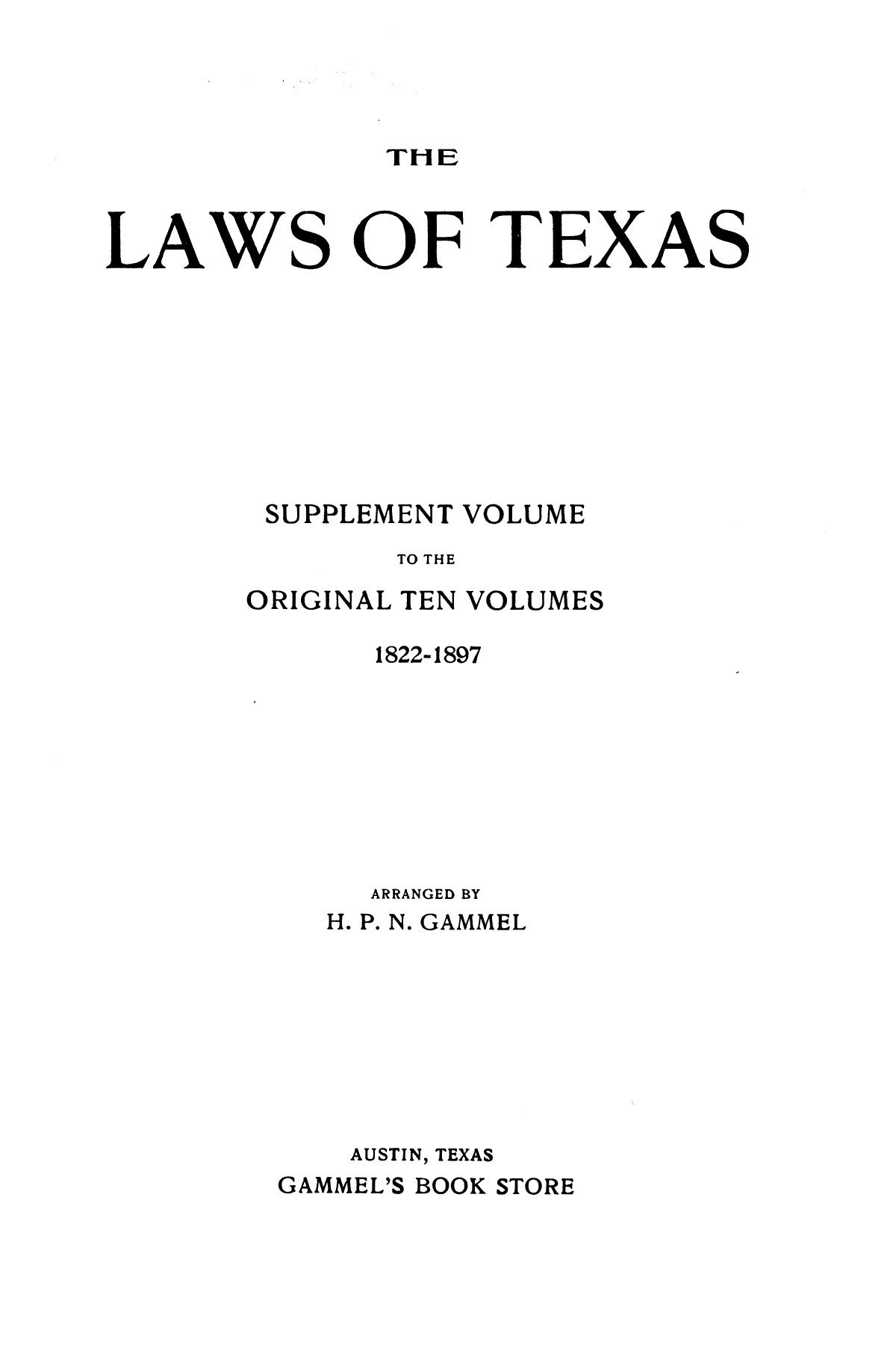 The Laws of Texas, 1903-1905 [Volume 12]
                                                
                                                    [Sequence #]: 1 of 1968
                                                
