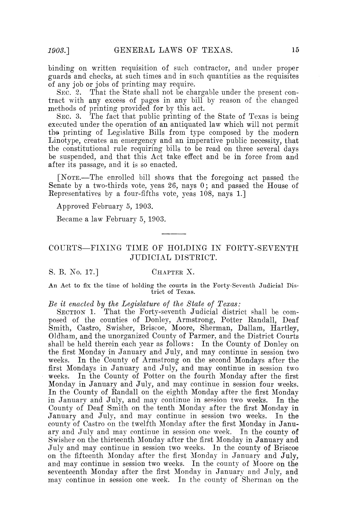The Laws of Texas, 1903-1905 [Volume 12]
                                                
                                                    [Sequence #]: 45 of 1968
                                                