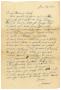 Primary view of [Letter by James Sutherlin to his parents - 01/24/1943]
