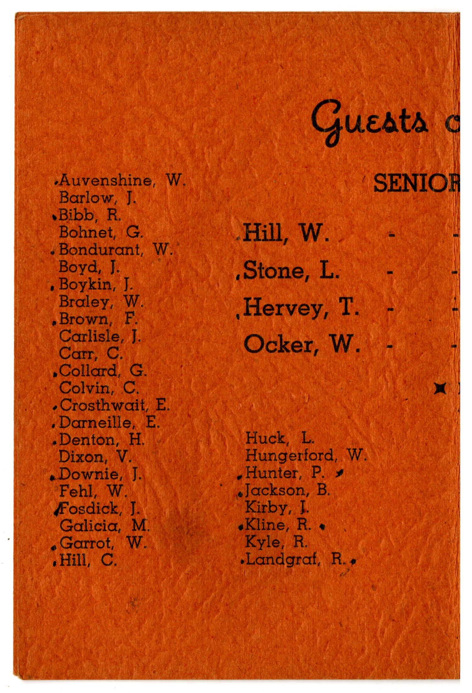 [Texas Military Institute Senior Prom, 1943 Booklet]
                                                
                                                    8
                                                