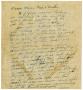 Primary view of [Letter by James Sutherlin to his parents]
