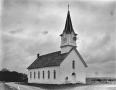 Photograph: [Saint Olaf Kirche (Rock Church), (Northeast oblique (front))]