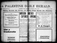 Primary view of Palestine Daily Herald (Palestine, Tex), Vol. 8, No. 259, Ed. 1, Saturday, June 4, 1910