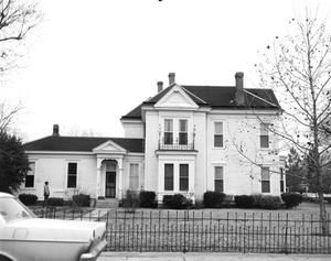 Primary view of object titled '[Ascension Catholic Church Rectory, (Front elevation)]'.