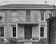 Primary view of [G. Dickey (Patterson) House, (East detail of front door and portico)]