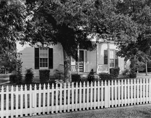 Primary view of object titled '[Hutchins House, (West facade)]'.