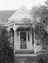 Primary view of [Eddie Hahn House, (Front door and portico detail)]