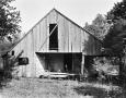 Photograph: [Gruenewald Log House, (South elevation)]