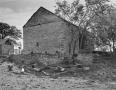 Photograph: [Frederick Lochte House and Farm, (East oblique (Dogtrot) Barn)]