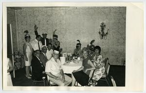Primary view of object titled '[Photograph of 12th Armored Division Reunion]'.