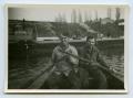 Photograph: [Two Soldiers Rowing a Boat]
