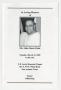 Thumbnail image of item number 1 in: '[Funeral Program for John Oscar Patin, March 31, 2009]'.