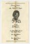 Primary view of [Funeral Program for Robbie O. Sayles, October 19, 1982]
