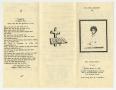 Thumbnail image of item number 3 in: '[Funeral Program for Leatha Nance, March 2, 1990]'.