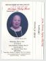 Primary view of [Funeral Program for Marilyn Ruby Reid, June 2, 2010]