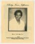 Primary view of [Funeral Program for Betty Jean Jefferson]