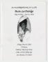 Primary view of [Funeral Program for Bessie Lee Patridge, June 18, 2010]