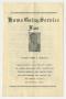 Thumbnail image of item number 1 in: '[Funeral Program for Tommie A. Morrison, May 25, 1971]'.