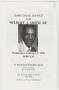 Primary view of [Funeral Program for Wilbert J. Smith, Sr., February 1, 1995]