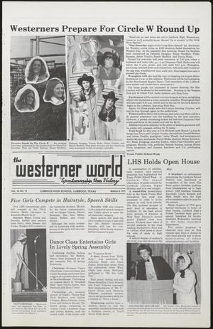 Primary view of object titled 'The Westerner World (Lubbock, Tex.), Vol. 39, No. 13, Ed. 1 Friday, March 9, 1973'.