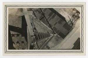 Primary view of object titled '[Photograph Looking Down from the Kelly Field Water Tower]'.