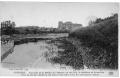 Postcard: [Postcard of Canal with Ruins in Distance]