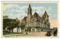 Primary view of [Postcard of Stone Building with Spires in St. Paul, Minnesota]