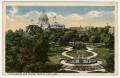 Primary view of [Postcard of Minnesota State Capitol and Central Park]