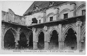 Primary view of object titled '[Postcard of St. Jean des Vignes Abbey in Soissons, Aisne]'.