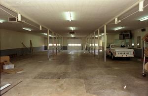 Primary view of object titled '[New Hereford Fire Station Garage]'.