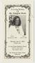 Pamphlet: [Funeral Program for Emogene Davis, June 21, 2001]
