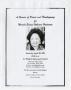 Pamphlet: [Funeral Program for Marsha Bernice Williams Henderson, April 30, 201…