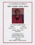 Primary view of [Funeral Program for Ruth Cornelia Aaron Burns, May 18, 2015]