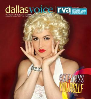 Primary view of object titled 'Dallas Voice (Dallas, Tex.), Vol. 30, No. 45, Ed. 1 Friday, March 21, 2014'.