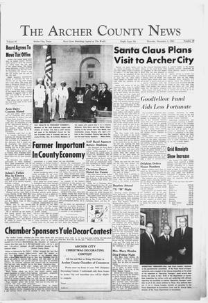 Primary view of object titled 'The Archer County News (Archer City, Tex.), Vol. 49, No. 49, Ed. 1 Thursday, December 5, 1963'.