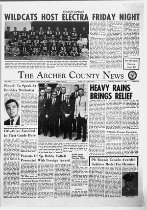 Primary view of object titled 'The Archer County News (Archer City, Tex.), Vol. 53, No. 36, Ed. 1 Thursday, September 7, 1967'.