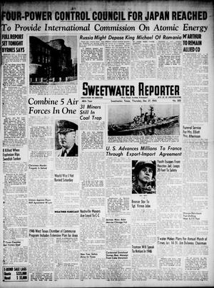 Primary view of object titled 'Sweetwater Reporter (Sweetwater, Tex.), Vol. 48, No. 305, Ed. 1 Thursday, December 27, 1945'.