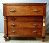 Primary view of [Maple chest of drawers with light wood finish]