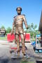 Thumbnail image of item number 1 in: '[Statue of a Serviceman Statue with a Sword #5]'.