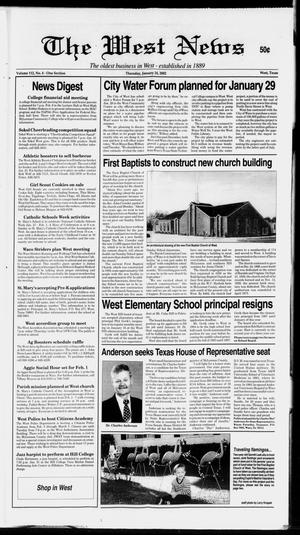 Primary view of object titled 'The West News (West, Tex.), Vol. 112, No. 4, Ed. 1 Thursday, January 24, 2002'.