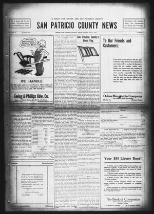 Primary view of object titled 'San Patricio County News (Sinton, Tex.), Vol. 10, No. 12, Ed. 1 Friday, May 3, 1918'.