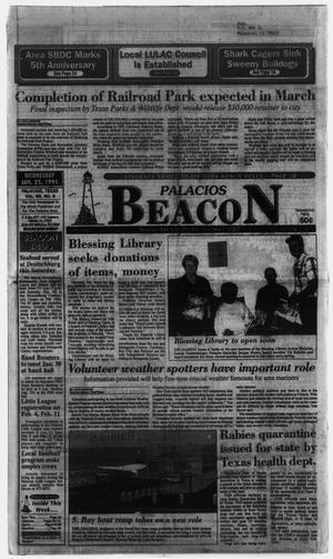 Primary view of object titled 'Palacios Beacon (Palacios, Tex.), Vol. 88, No. 4, Ed. 1 Wednesday, January 25, 1995'.