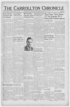 Primary view of object titled 'The Carrollton Chronicle (Carrollton, Tex.), Vol. 37, No. 12, Ed. 1 Friday, January 24, 1941'.