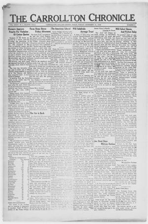 Primary view of object titled 'The Carrollton Chronicle (Carrollton, Tex.), Vol. 35, No. 6, Ed. 1 Friday, December 16, 1938'.